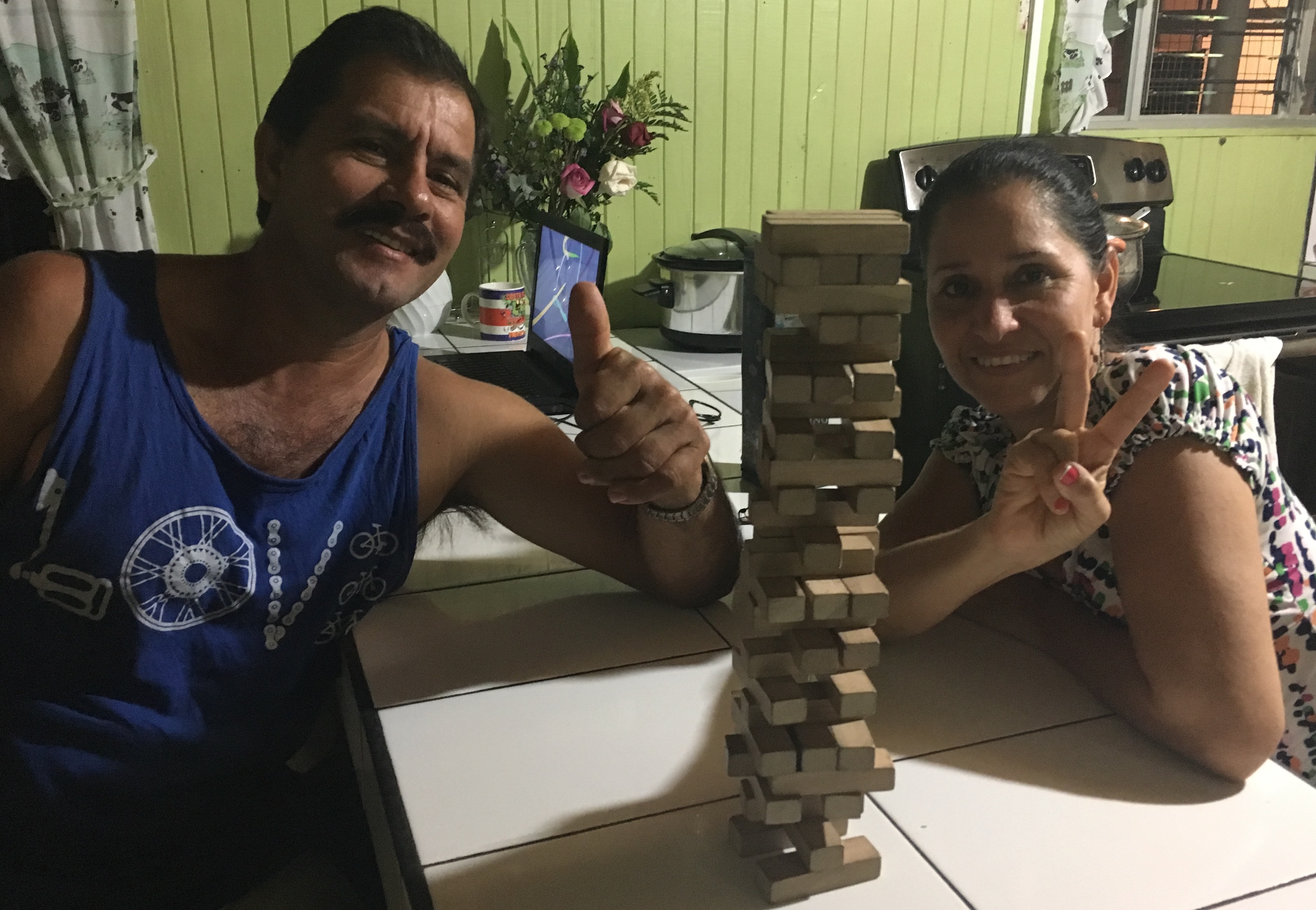 Rosi &amp; Fabio Playing Jenga